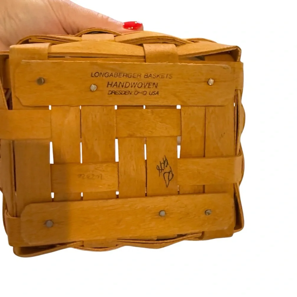 Longaberger 1998 Father’s Day‎ Finders Keepers Basket and Liner
